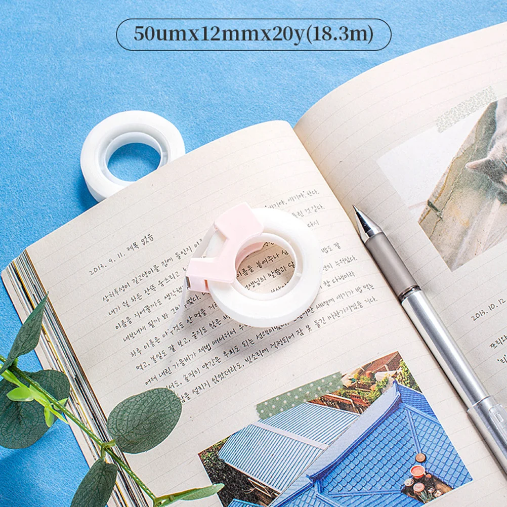 3Sets Clear Invisible Tape for Students Office Use Writing Masking Tapes with Cutter Design for Draft Papers Photos
3Sets Clear Invisible Tape for Students Office Use Writing Masking Tapes with Cutter Design for Draft Papers Photos