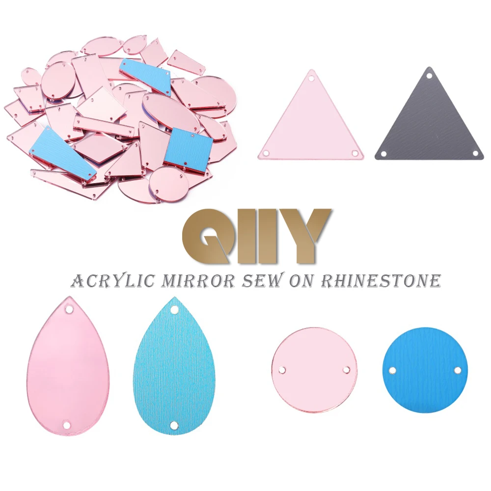 QIIY 50Pcs Light Pink Series Acrylic Mirror Sew On Rhinestones Sew On Flatback Sewn Stones For Strass Clothes Decoration
QIIY 50Pcs Light Pink Series Acrylic Mirror Sew On Rhinestones Sew On Flatback Sewn Stones For Strass Clothes Decoration