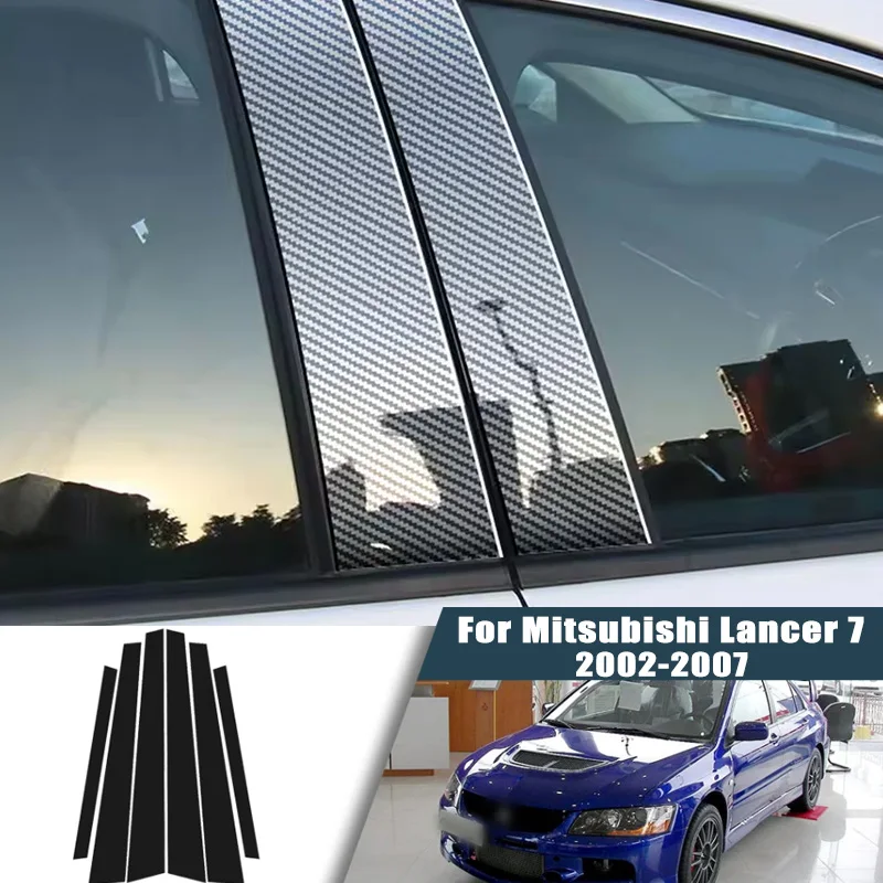 Glossy Black Carbon Fiber Window Door Deal B C Pillar Post Cover Sticker For Mitsubishi Lancer 7 2002-2007 2003 2004 2005 2006
Glossy Black Carbon Fiber Window Door Deal B C Pillar Post Cover Sticker For Mitsubishi Lancer 7 2002-2007 2003 2004 2005 2006