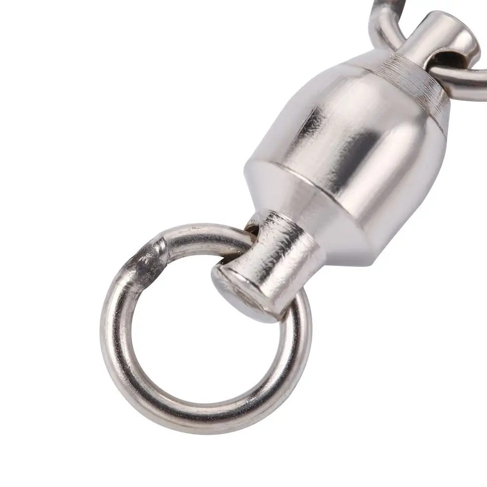 Strong High Strength Hooks Rolling Fishing Accessories Stainless Steel Fishing Connector Solid Ring Ball Bearing Swivel Ring
Strong High Strength Hooks Rolling Fishing Accessories Stainless Steel Fishing Connector Solid Ring Ball Bearing Swivel Ring