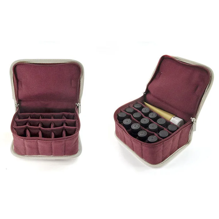 Luxury Fashion Canvas Double Zipper Essential Oil Carry Hot Sale PU Travel Makeup Storage
Luxury Fashion Canvas Double Zipper Essential Oil Carry Hot Sale PU Travel Makeup Storage