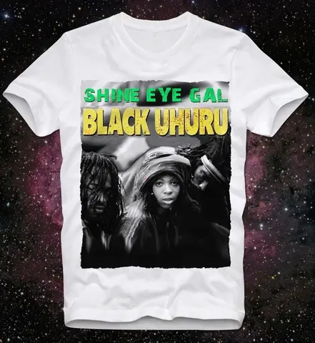 Black Uhuru Sponji Reggae Black Eyed Peas Rasta Rastafari Shiny Eye Gal Retro Vintage Bob Marley T Shirt Casual T-shirts