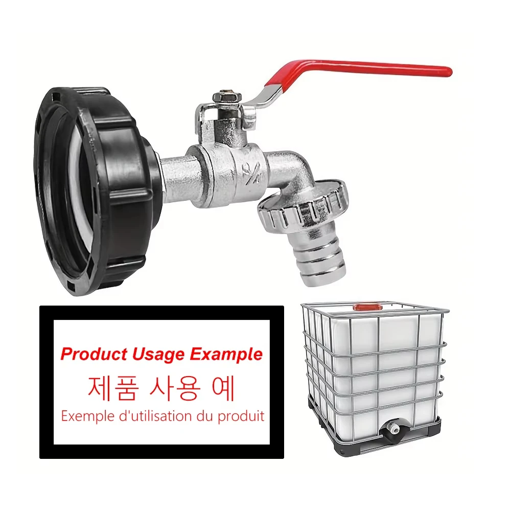 20 Pcs S60 IBC Tote Tank Fitting Hose Drain Adapter 1/2inch 3/4inch 1inch Thread IBC Tank Dapter Tap Connector Replacement
20 Pcs S60 IBC Tote Tank Fitting Hose Drain Adapter 1/2inch 3/4inch 1inch Thread IBC Tank Dapter Tap Connector Replacement