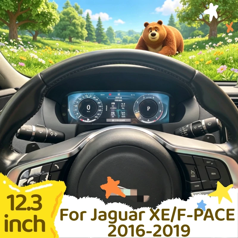 12.3''For Jaguar XE/F-PACE 2016-2019 LCD Car Dashboard Panel Virtual Cockpit Digital Cluster Instrument Speedometer Unit Display
12.3''For Jaguar XE/F-PACE 2016-2019 LCD Car Dashboard Panel Virtual Cockpit Digital Cluster Instrument Speedometer Unit Display