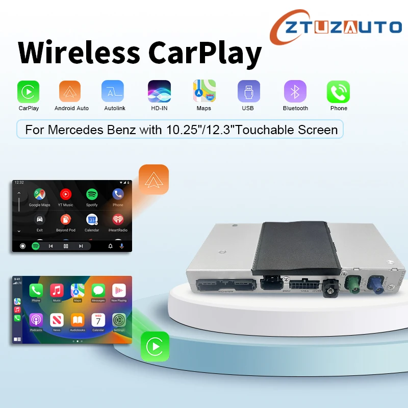 2024 Wireless CarPlay Android Auto For Mercedes Benz A B C E CLS CLA GLA GLB Class NTG6.0 2019-2023 With Mirror Link Airplay
2024 Wireless CarPlay Android Auto For Mercedes Benz A B C E CLS CLA GLA GLB Class NTG6.0 2019-2023 With Mirror Link Airplay