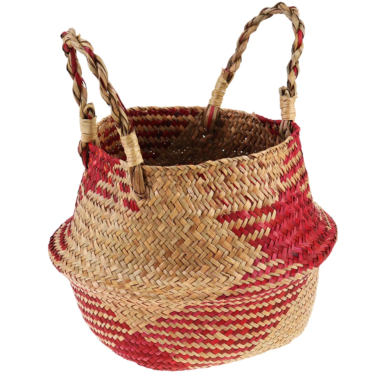 Seaweed Flower Basket Storage Woven Straw Bins Foldable Large Rustic Baskets Eco Friendly Room Kitchen Plant Box
Seaweed Flower Basket Storage Woven Straw Bins Foldable Large Rustic Baskets Eco Friendly Room Kitchen Plant Box
