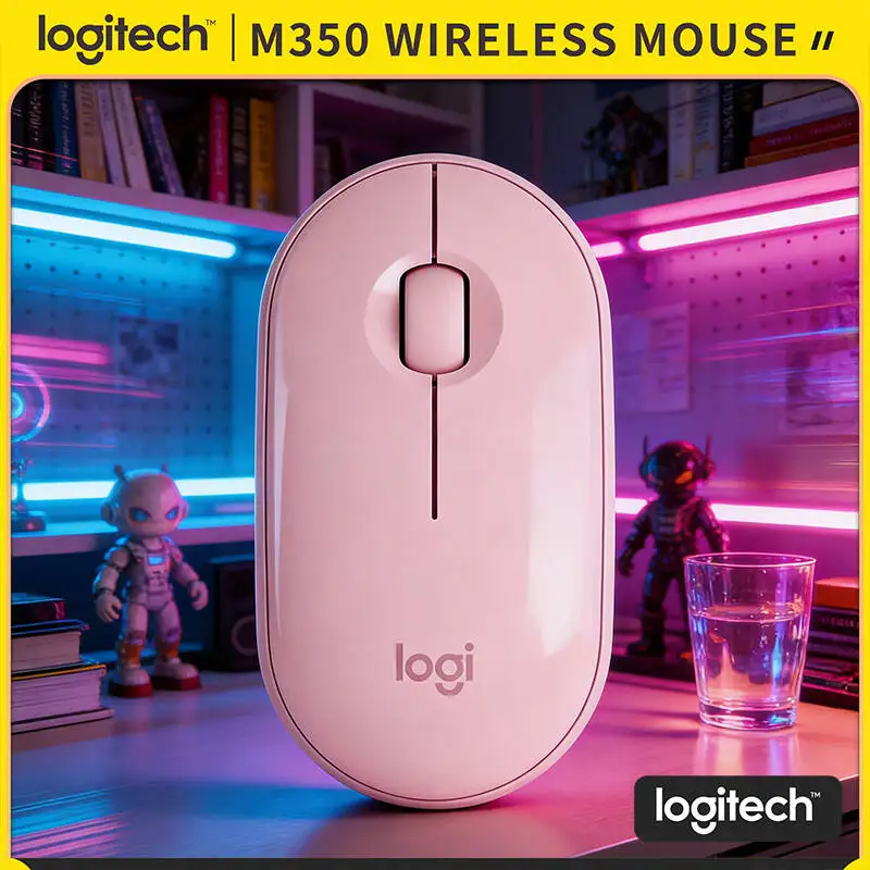Беспроводная оптическая мышь Logitech M350 - форма «галька», два режима работы, бесшумная, 18 месяцев автономной работы, совместимость с различными системами
Беспроводная оптическая мышь Logitech M350 - форма «галька», два режима работы, бесшумная, 18 месяцев автономной работы, совместимость с различными системами