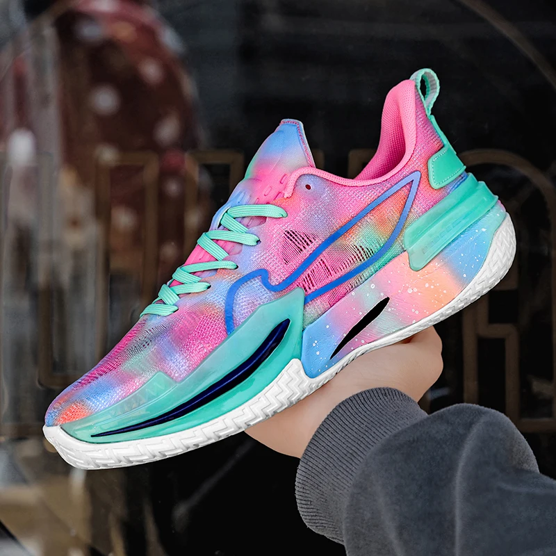 Daily Casual Basketball Sports Shoes Solid Color Breathable Non Slip Shock Absorbing Wear Resistant Lightweight Student Trainer
Daily Casual Basketball Sports Shoes Solid Color Breathable Non Slip Shock Absorbing Wear Resistant Lightweight Student Trainer