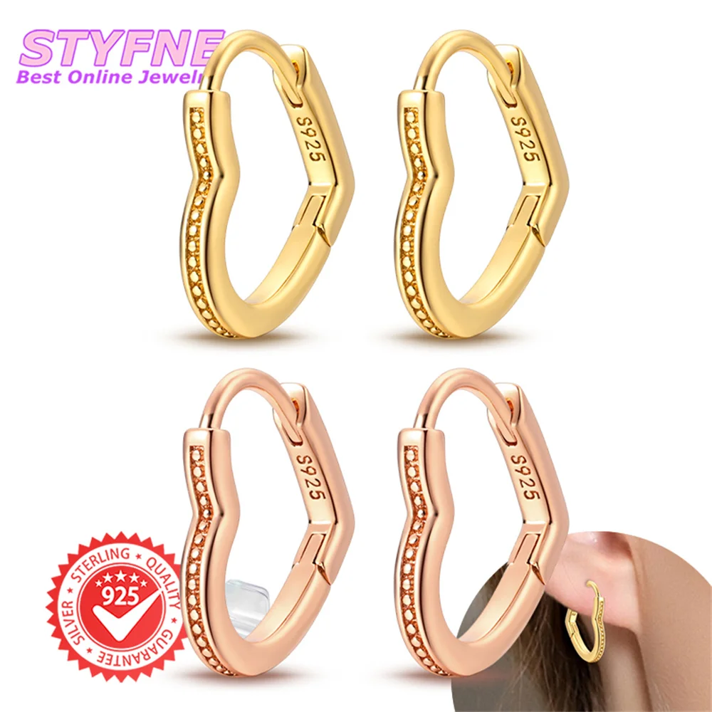 2 Set 925 Sterling Silver Simple Geometric Big Heart Shaped Hoop Earrings for Women Girls Fashion Earrings Jewelry Gifts
2 Set 925 Sterling Silver Simple Geometric Big Heart Shaped Hoop Earrings for Women Girls Fashion Earrings Jewelry Gifts