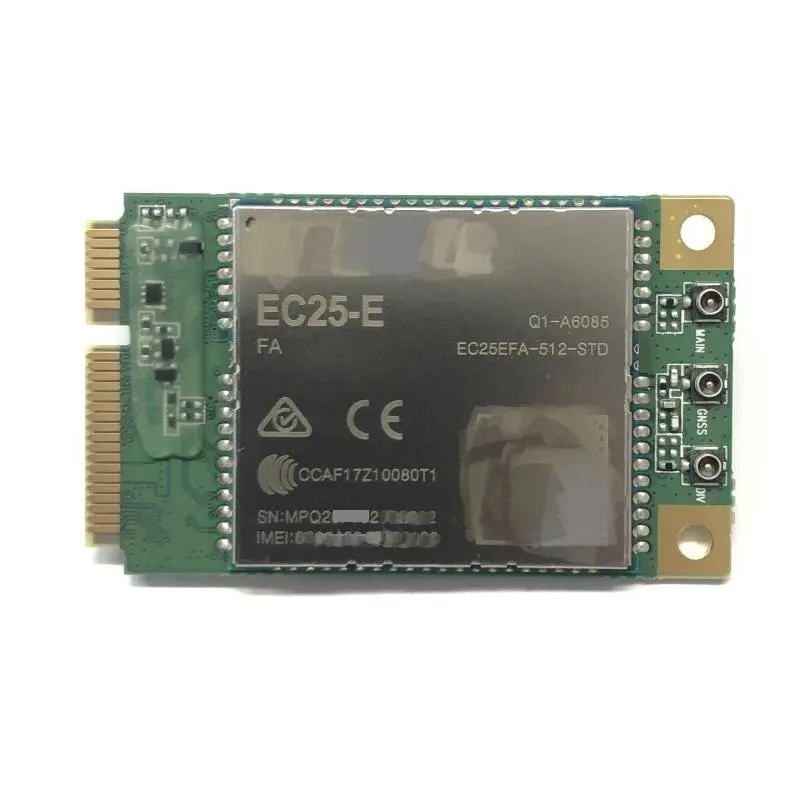 EC25EFA-MINIPCIE EC25EFA-512-STD PCIE LTE CAT4 modem 4G Module EC25EFA EC25EFA-512-STD Development Core Board
EC25EFA-MINIPCIE EC25EFA-512-STD PCIE LTE CAT4 modem 4G Module EC25EFA EC25EFA-512-STD Development Core Board