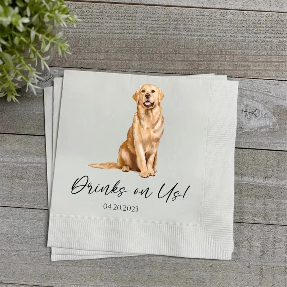 Full Color Pet Wedding Napkins Dog Cocktail Napkins Cat Animal Lover Wedding Decor Bar Napkins Reception Bridal Shower Custom
Full Color Pet Wedding Napkins Dog Cocktail Napkins Cat Animal Lover Wedding Decor Bar Napkins Reception Bridal Shower Custom