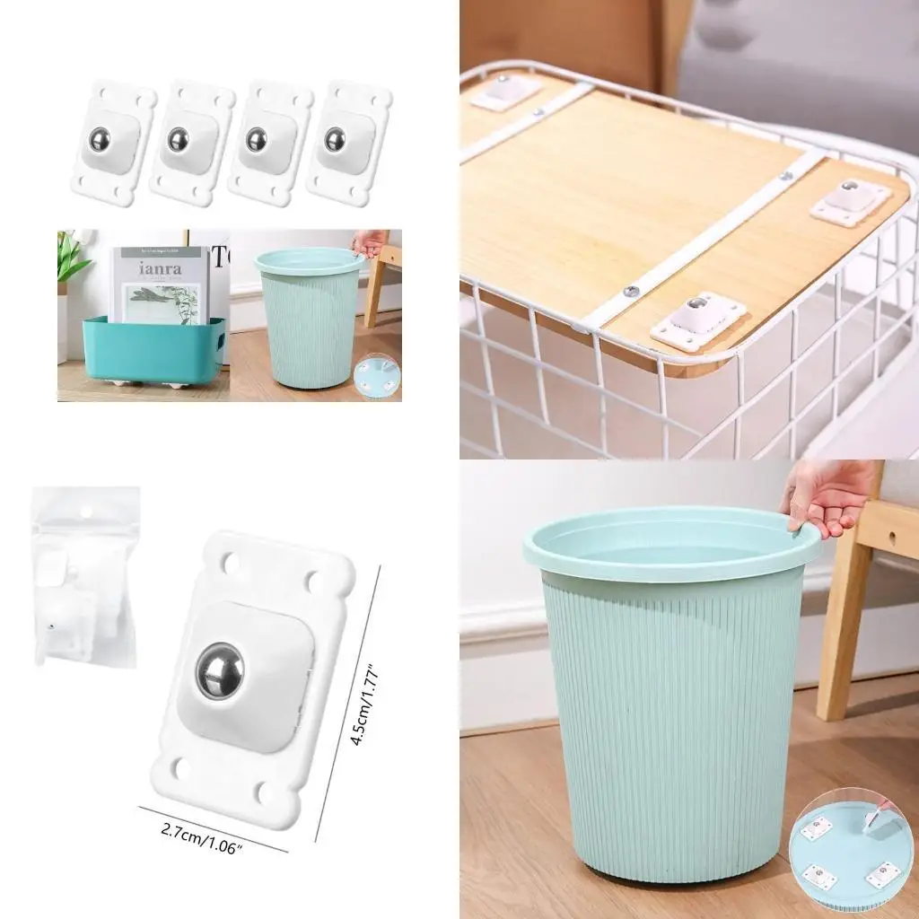G6KF 4pcs for Furniture Stainless Steel Rollers Adhesive Movers Sliders Caster Home Strong Load-bearing Universal
G6KF 4pcs for Furniture Stainless Steel Rollers Adhesive Movers Sliders Caster Home Strong Load-bearing Universal