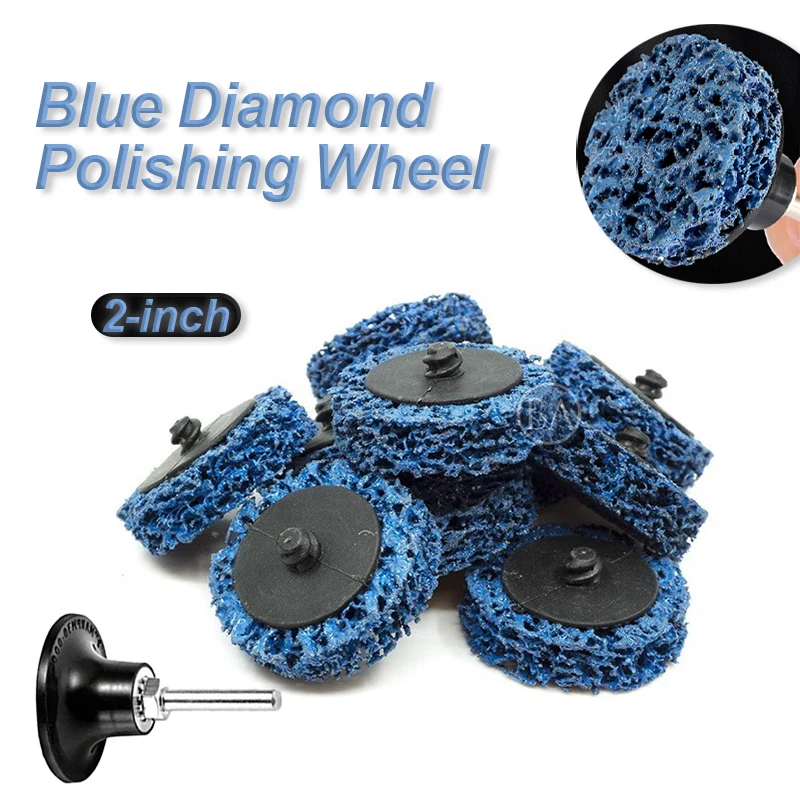 6/9/18pcs 2-inch Blue Diamond with 1 Connecting Rod Blue Diamond Grinding Disc Blue Diamond Polishing Wheel Polishing Pad
6/9/18pcs 2-inch Blue Diamond with 1 Connecting Rod Blue Diamond Grinding Disc Blue Diamond Polishing Wheel Polishing Pad