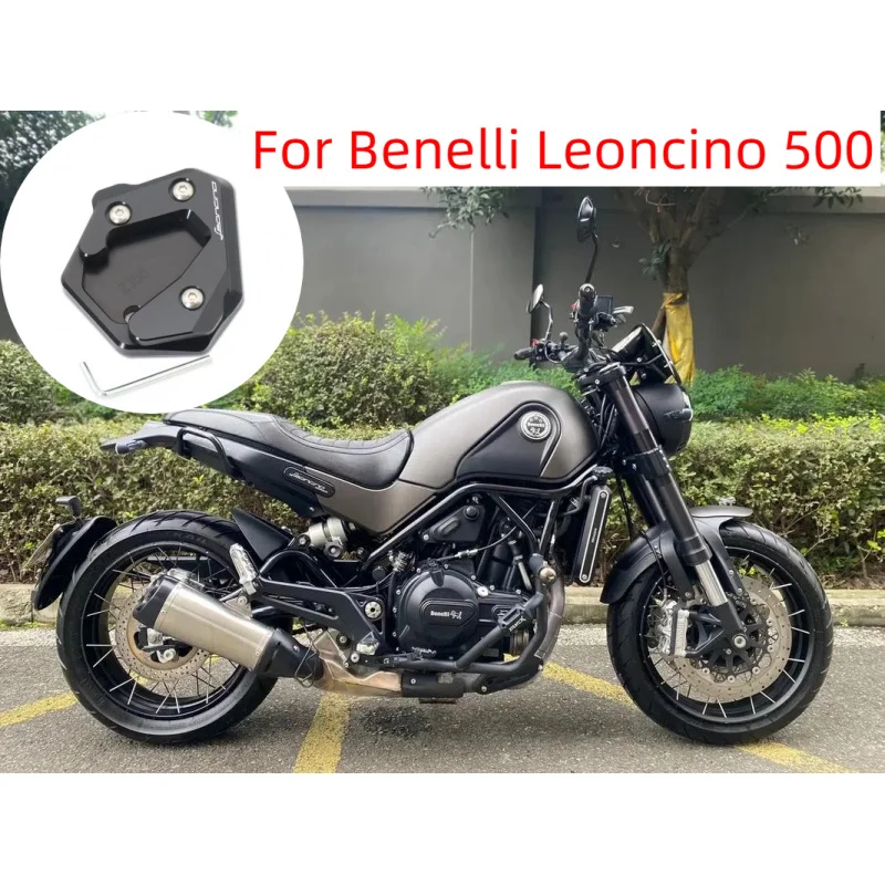 Motorcycle CNC Aluminum Kickstand Foot Side Stand Extension Support Plate Pad For Benelli Leoncino 500 Leoncino500 BJ500 BJ 500
Motorcycle CNC Aluminum Kickstand Foot Side Stand Extension Support Plate Pad For Benelli Leoncino 500 Leoncino500 BJ500 BJ 500