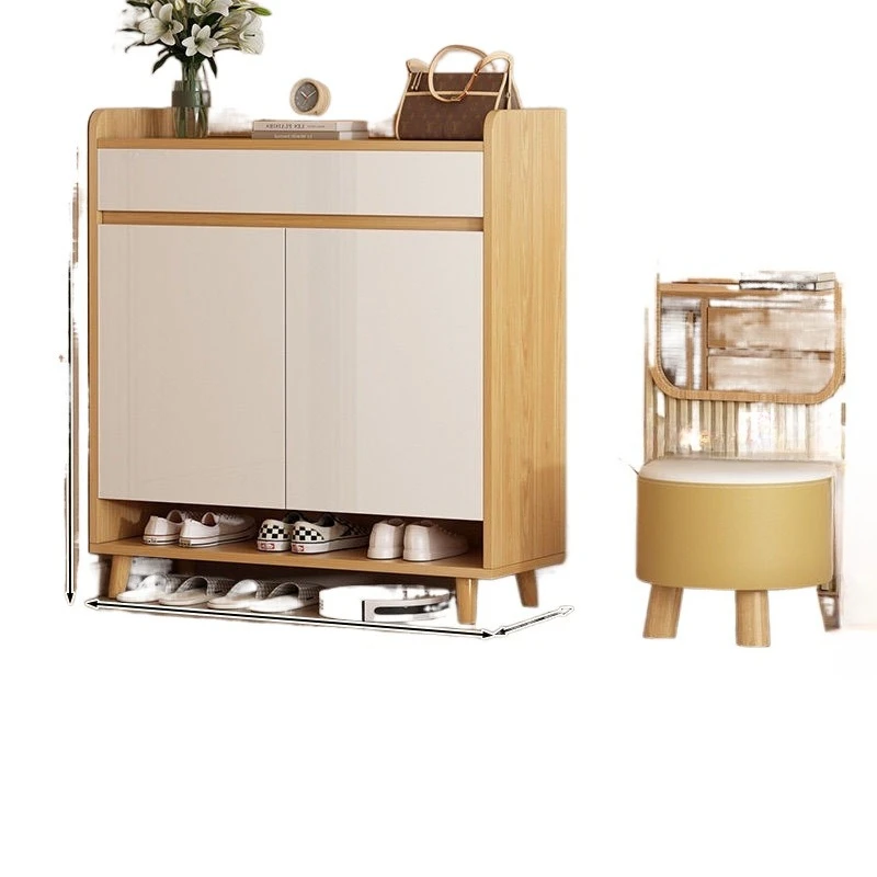 Solid wood shoe cabinet, household entrance cabinet integrated, indoor storage
Solid wood shoe cabinet, household entrance cabinet integrated, indoor storage