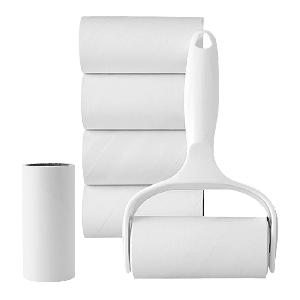 1 set Pet Hair Removal Roller Set White Handle 6 Refill Sheets for Home Travel Cleaning Dog Cat Lint Remover Reusable
1 set Pet Hair Removal Roller Set White Handle 6 Refill Sheets for Home Travel Cleaning Dog Cat Lint Remover Reusable