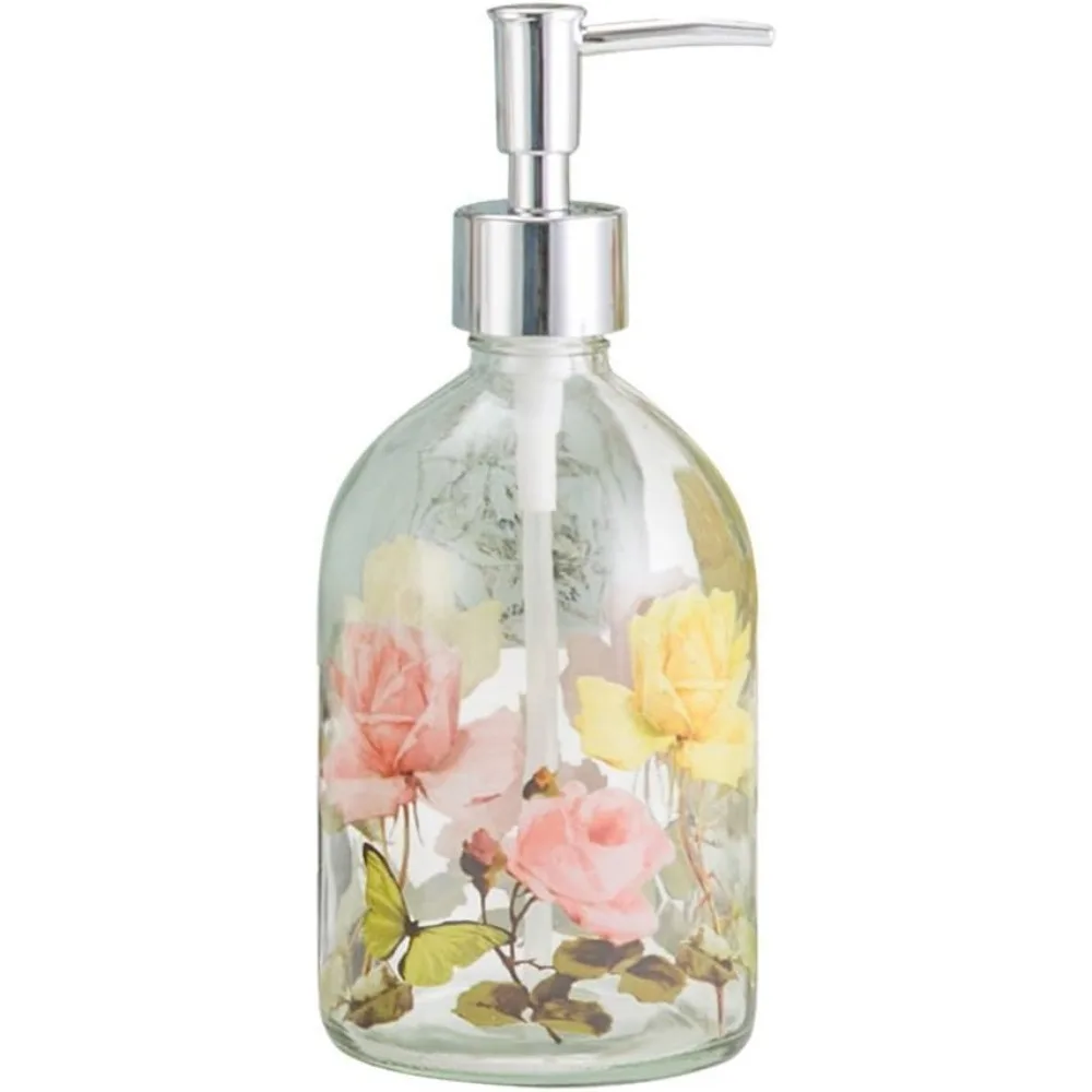 Glass soap dispenser bottle with pump, refillable liquid hand sanitizer dispenser for bathroom
Glass soap dispenser bottle with pump, refillable liquid hand sanitizer dispenser for bathroom