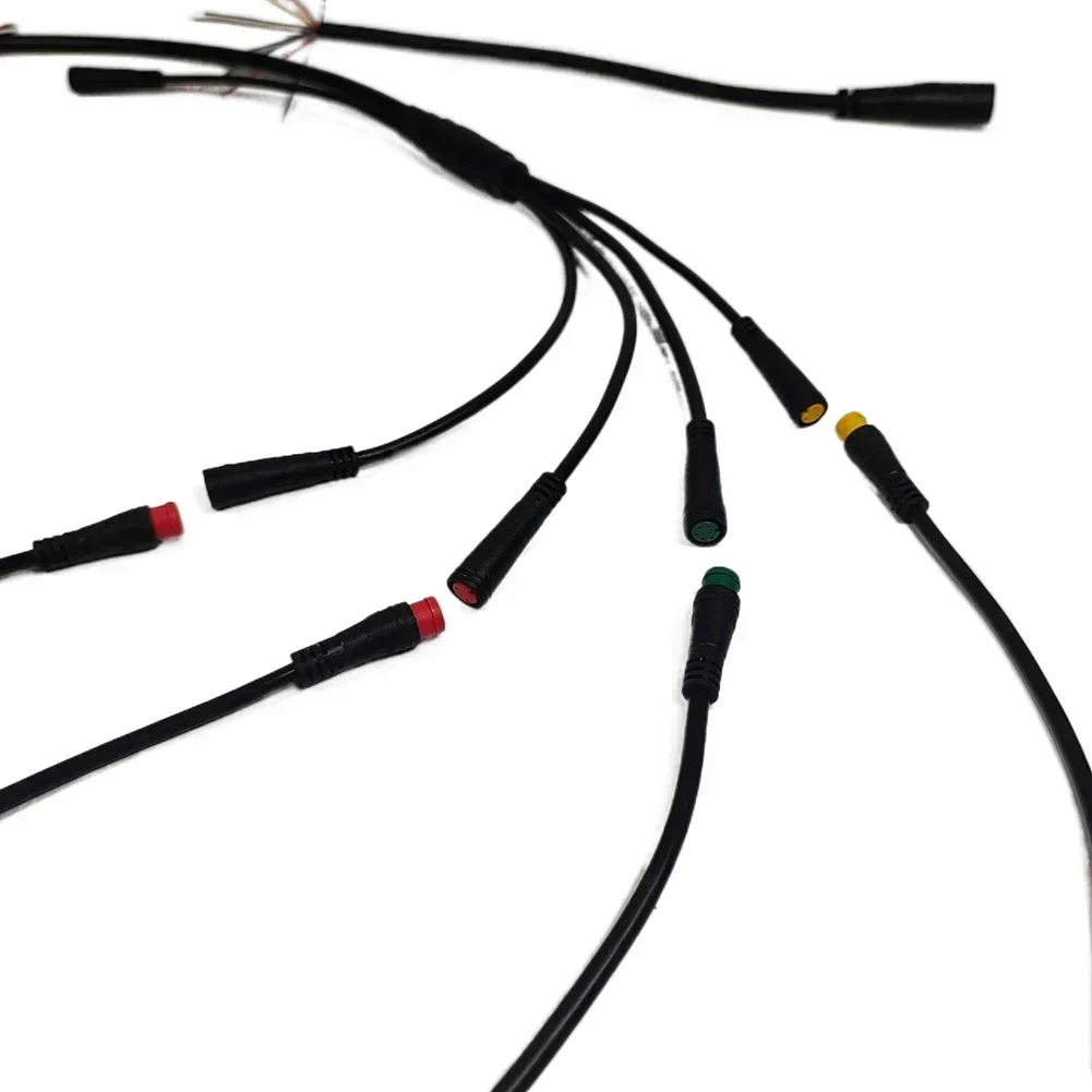 Ebike Waterproof Waterproof Wiring Harness Connector Cable Electric Bicycle 1 To 5 Integration Line Cores Including Auxiliary
Ebike Waterproof Waterproof Wiring Harness Connector Cable Electric Bicycle 1 To 5 Integration Line Cores Including Auxiliary