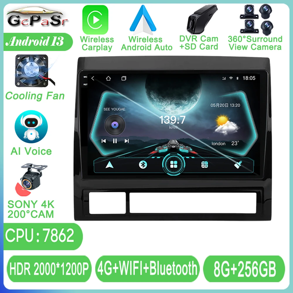 Android For Toyota Tacoma 2 N200 Hilux 2005 - 2015 Car Radio Stereo Multimedia Player GPS Navigation High-performance CPU WIFI
Android For Toyota Tacoma 2 N200 Hilux 2005 - 2015 Car Radio Stereo Multimedia Player GPS Navigation High-performance CPU WIFI