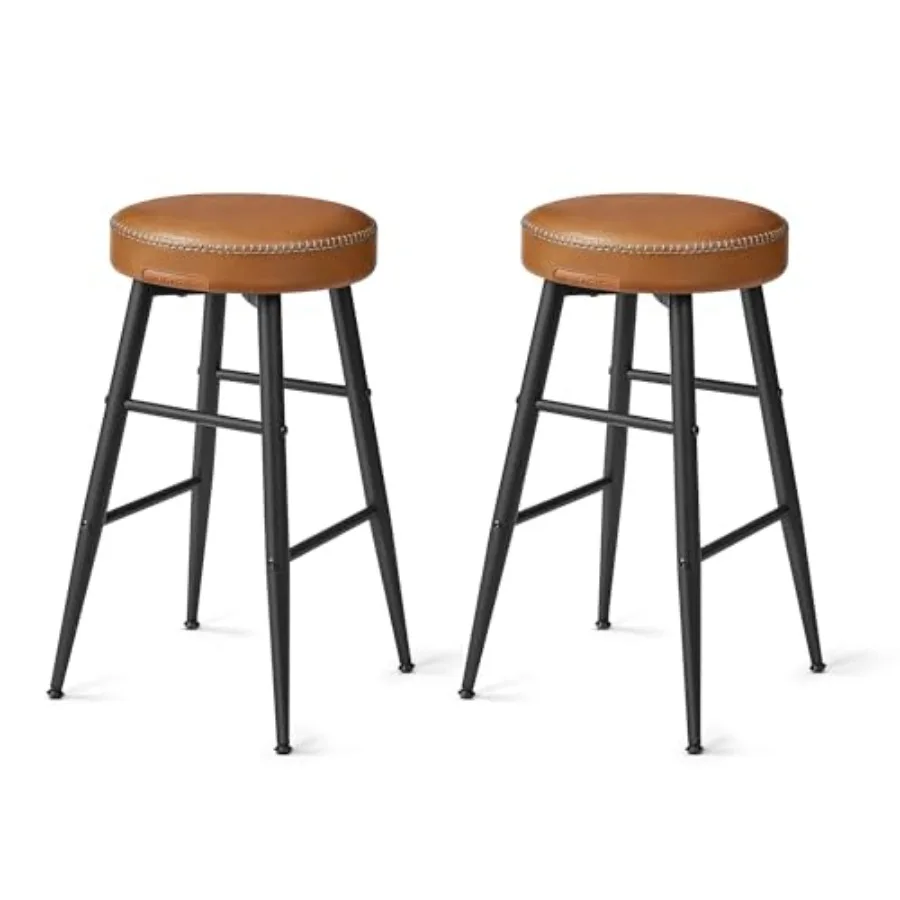 EKHO Collection - Bar Stools Set of 2, Counter Height Bar Stools, Kitchen Counter Stools, Mid-Century Modern Backless Counter S
EKHO Collection - Bar Stools Set of 2, Counter Height Bar Stools, Kitchen Counter Stools, Mid-Century Modern Backless Counter S
