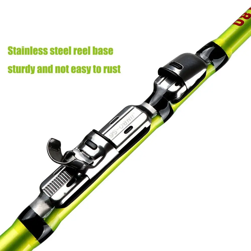 1Pcs Carbon Fiber Rock Fishing Rod Portable Spinning Fly Carp Feeder Pole 1.5/1.8/2.1/2.4M Ultralight Mini Fishing Rod
1Pcs Carbon Fiber Rock Fishing Rod Portable Spinning Fly Carp Feeder Pole 1.5/1.8/2.1/2.4M Ultralight Mini Fishing Rod