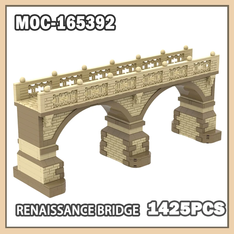 MOC-165392 Классическая и классическая архитектура Ренессансный мост Строительный блок Модель Кирпич для снятия стресса Креативные подарки 1425 шт.
MOC-165392 Классическая и классическая архитектура Ренессансный мост Строительный блок Модель Кирпич для снятия стресса Креативные подарки 1425 шт.