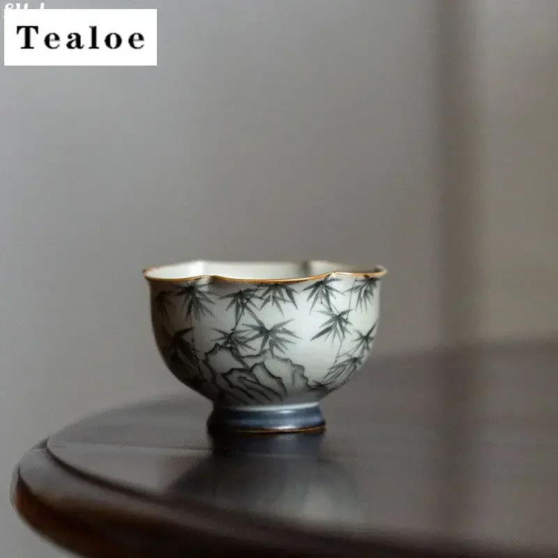 Underglaze Hand-painted Stone Bamboo Flower Cup Chinese Vintage Style Tea Bowl Household Ceramic Master Cup Premium Tea Set
Underglaze Hand-painted Stone Bamboo Flower Cup Chinese Vintage Style Tea Bowl Household Ceramic Master Cup Premium Tea Set