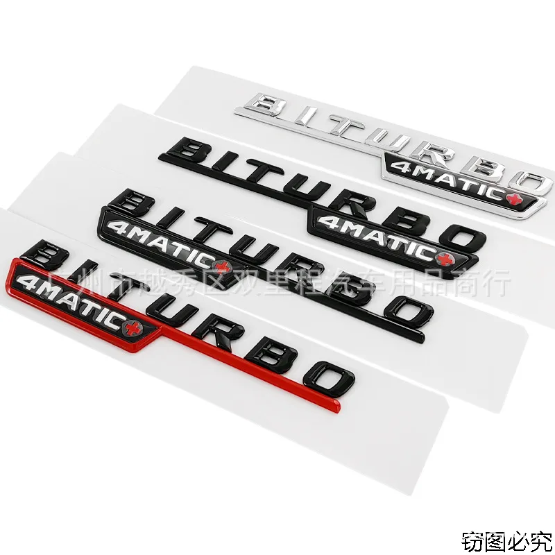 Suitable for Mercedes Benz TURBO AMG BITURBO 4MATIC car sticker, side label, car logo, body sticker, letter label emblem
Suitable for Mercedes Benz TURBO AMG BITURBO 4MATIC car sticker, side label, car logo, body sticker, letter label emblem