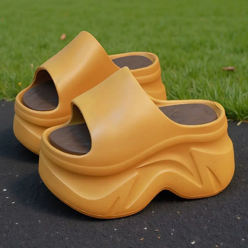 2026 newest summer fashion high heel slippers woman thick-soled 9 cm heightening slippers indoor outdoor cloud feel eva slides
2026 newest summer fashion high heel slippers woman thick-soled 9 cm heightening slippers indoor outdoor cloud feel eva slides