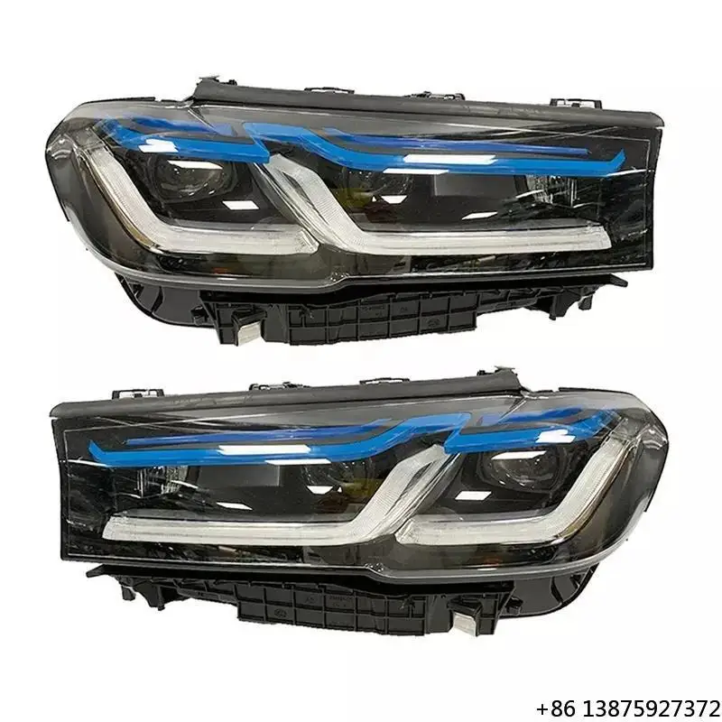 Оригинальные полностью светодиодные фары (LED) для BMW 5 серии G30 G38, модели 2021-2022 годов
Оригинальные полностью светодиодные фары (LED) для BMW 5 серии G30 G38, модели 2021-2022 годов