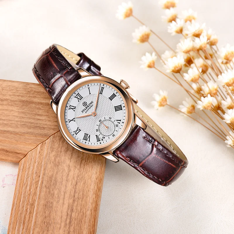 Quartz Watch for Women Vintage Series Swiss Movement 1064-2 with 30mm Dial Leather Strap
Quartz Watch for Women Vintage Series Swiss Movement 1064-2 with 30mm Dial Leather Strap