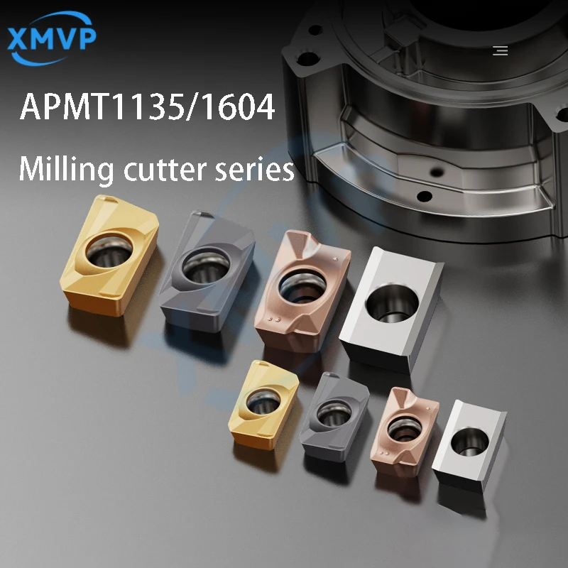 CNC milling inserts APMT1604 hard alloy milling machine tool heads steel parts stainless steel
CNC milling inserts APMT1604 hard alloy milling machine tool heads steel parts stainless steel