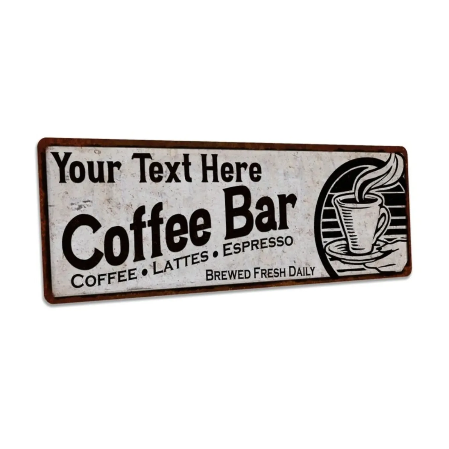 Personalized Vintage Coffee Bar Metal Sign Custom Text Kitchen Cafe Wall Decor Ideal Gift
Personalized Vintage Coffee Bar Metal Sign Custom Text Kitchen Cafe Wall Decor Ideal Gift