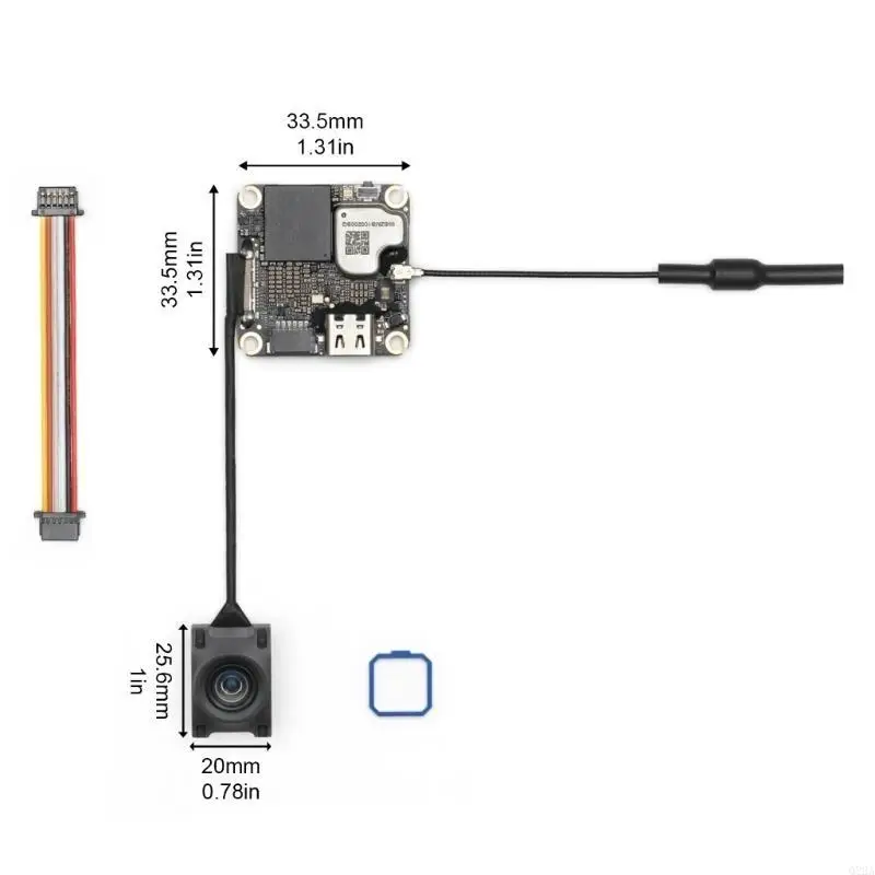Q22A Air Unit 4K Video 15km Ranging 20ms 1080p/100fps Live View Digital Transmission
Q22A Air Unit 4K Video 15km Ranging 20ms 1080p/100fps Live View Digital Transmission