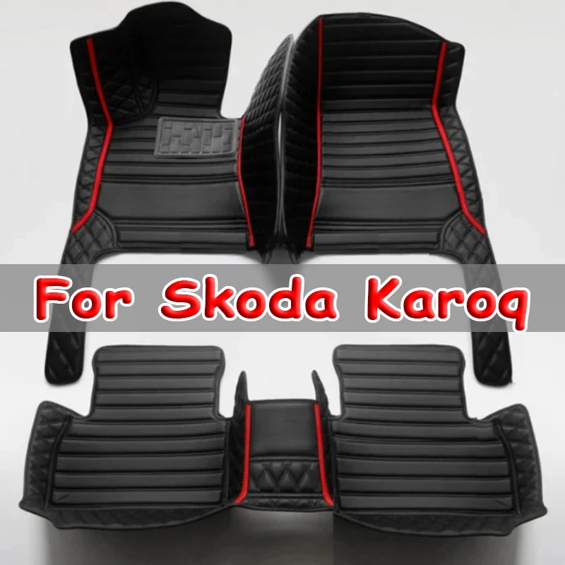 Автомобильные коврики для Skoda Karoq NU7 2017 ~ 2022, кожаный напольный коврик, набор автомобильных ковриков, аксессуары для интерьера автомобиля 2018 2019 2020
Автомобильные коврики для Skoda Karoq NU7 2017 ~ 2022, кожаный напольный коврик, набор автомобильных ковриков, аксессуары для интерьера автомобиля 2018 2019 2020