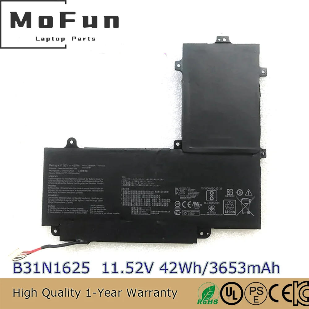 B31N1625 0B200-02470100 Аккумулятор для ноутбука 11,52 В 42 Втч для Asus VivoBook Flip 12 TP203MAH TP203NAH
B31N1625 0B200-02470100 Аккумулятор для ноутбука 11,52 В 42 Втч для Asus VivoBook Flip 12 TP203MAH TP203NAH