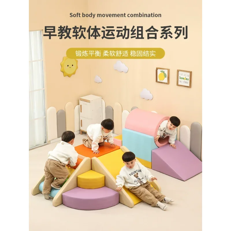 Early Education Center Software Climbing and Slipping Combination Baby Sensory Training Climbing Ladder Baby Stair Indoor Soft
Early Education Center Software Climbing and Slipping Combination Baby Sensory Training Climbing Ladder Baby Stair Indoor Soft
