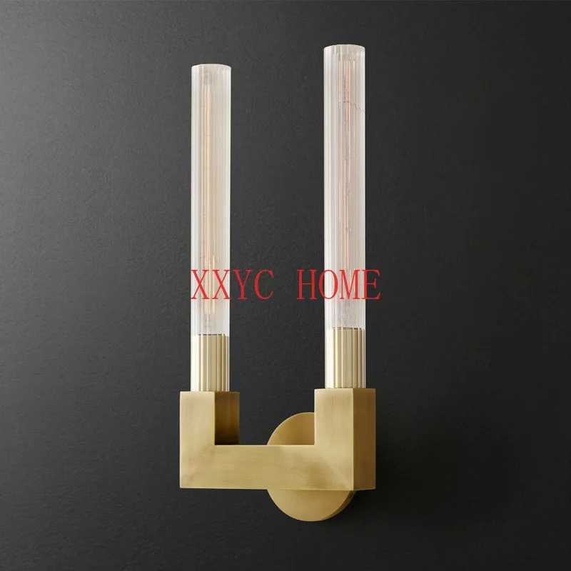 Designer Sample Room Modern New Chinese Style Clear Glass Hotel Club Corridor Double-Headed Monocephalic Wall Lamp
Designer Sample Room Modern New Chinese Style Clear Glass Hotel Club Corridor Double-Headed Monocephalic Wall Lamp