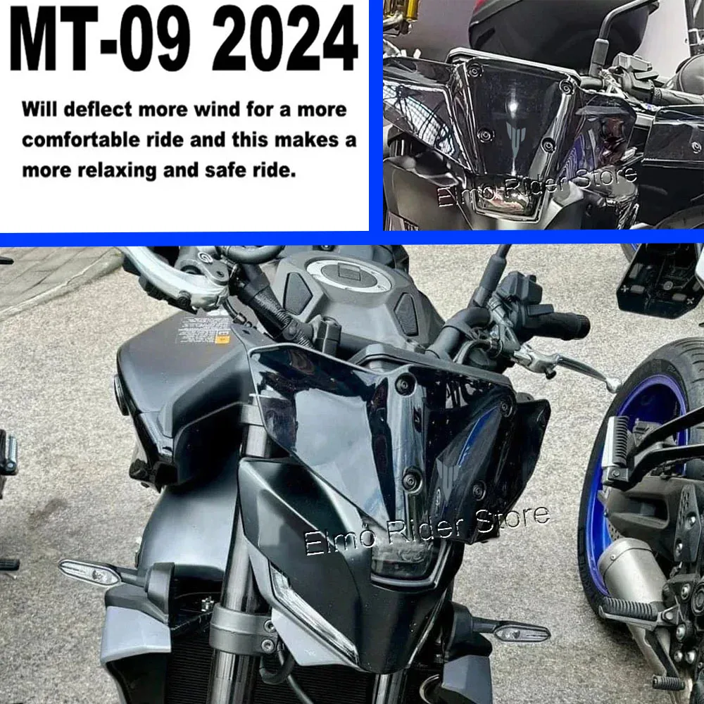 Motorcycle Windshield Wear-Resistant Black Transparent Windshield Kit Suitable for Yamaha MT-09 MT 09 SP MT 09 MT 09 2024
Motorcycle Windshield Wear-Resistant Black Transparent Windshield Kit Suitable for Yamaha MT-09 MT 09 SP MT 09 MT 09 2024
