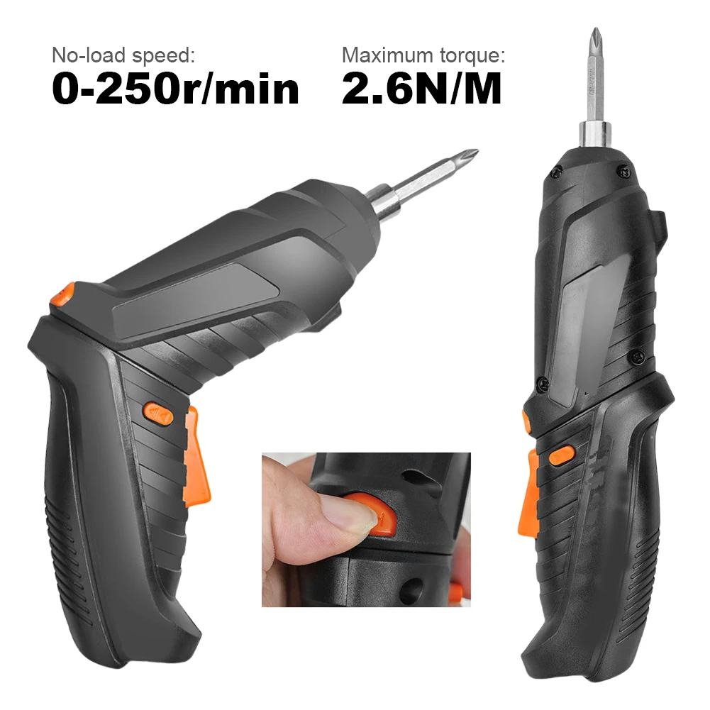 Cordless Screwdriver with Rotating Handle LED Light Electric Screwdriver with Driver Bit Set Electric Drill for Home Repairs
Cordless Screwdriver with Rotating Handle LED Light Electric Screwdriver with Driver Bit Set Electric Drill for Home Repairs