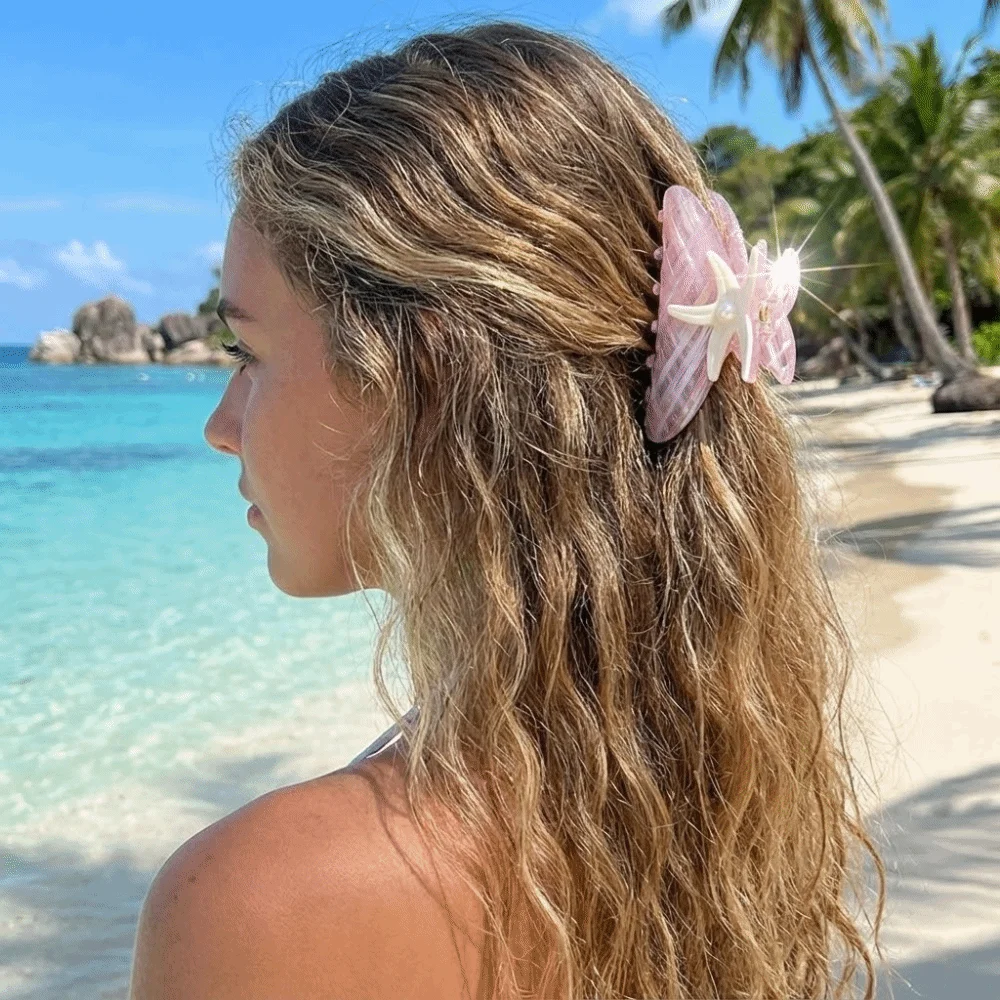 Cute Large Starfish Hair Grab Colorful Headwear Pearl Hair Claw Geometry Bun Clip Acrylic Shark Clip Girls
Cute Large Starfish Hair Grab Colorful Headwear Pearl Hair Claw Geometry Bun Clip Acrylic Shark Clip Girls