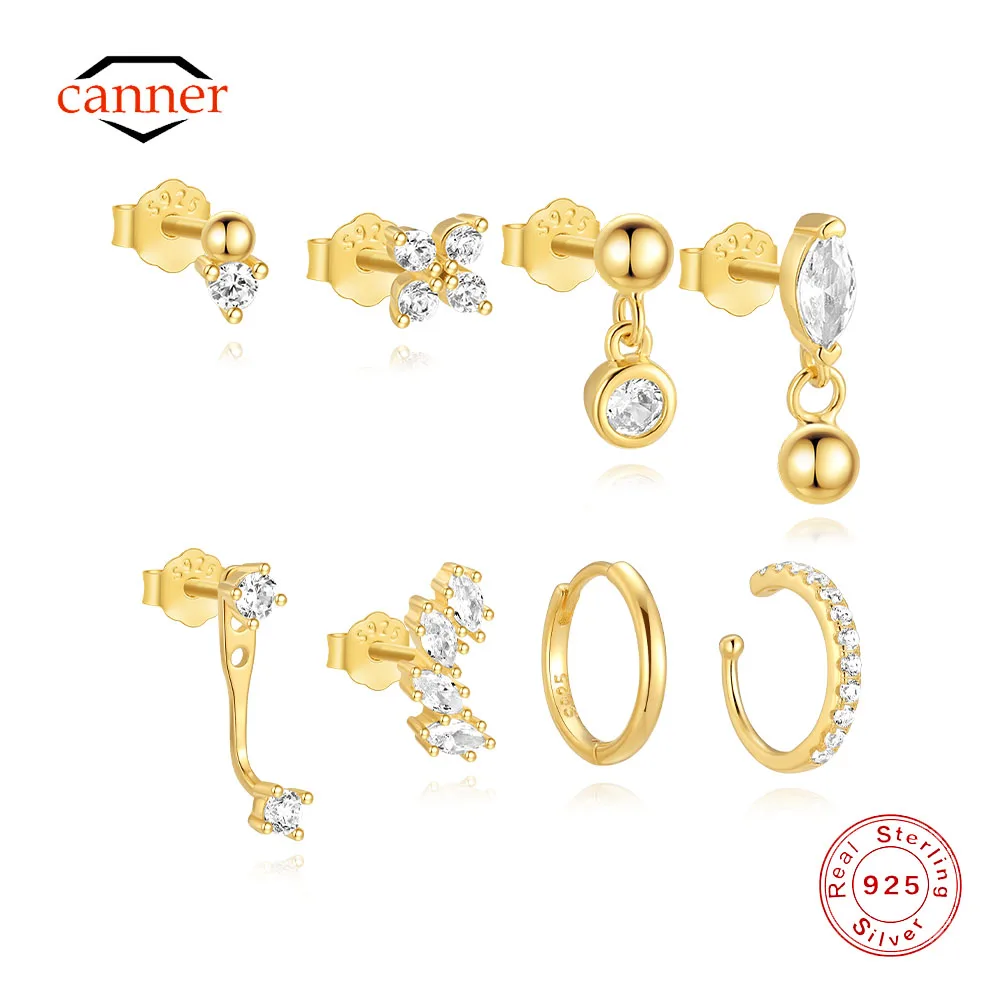 CANNER 1 Set Classic Horse Eye Zircon Earnail Ear Clip For Women 925 Sterling Silver Ins Minimalism Flower Earrings No Ear Hole
CANNER 1 Set Classic Horse Eye Zircon Earnail Ear Clip For Women 925 Sterling Silver Ins Minimalism Flower Earrings No Ear Hole