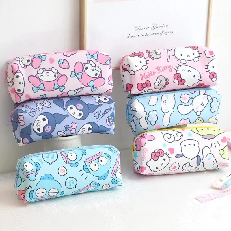 6pcs/lot Sanrio Melody Pochacco Pencil Case Cartoon Kuromi Hangyodon Pencil Box Pen Bag Stationery Gift Office School Supplies
6pcs/lot Sanrio Melody Pochacco Pencil Case Cartoon Kuromi Hangyodon Pencil Box Pen Bag Stationery Gift Office School Supplies
