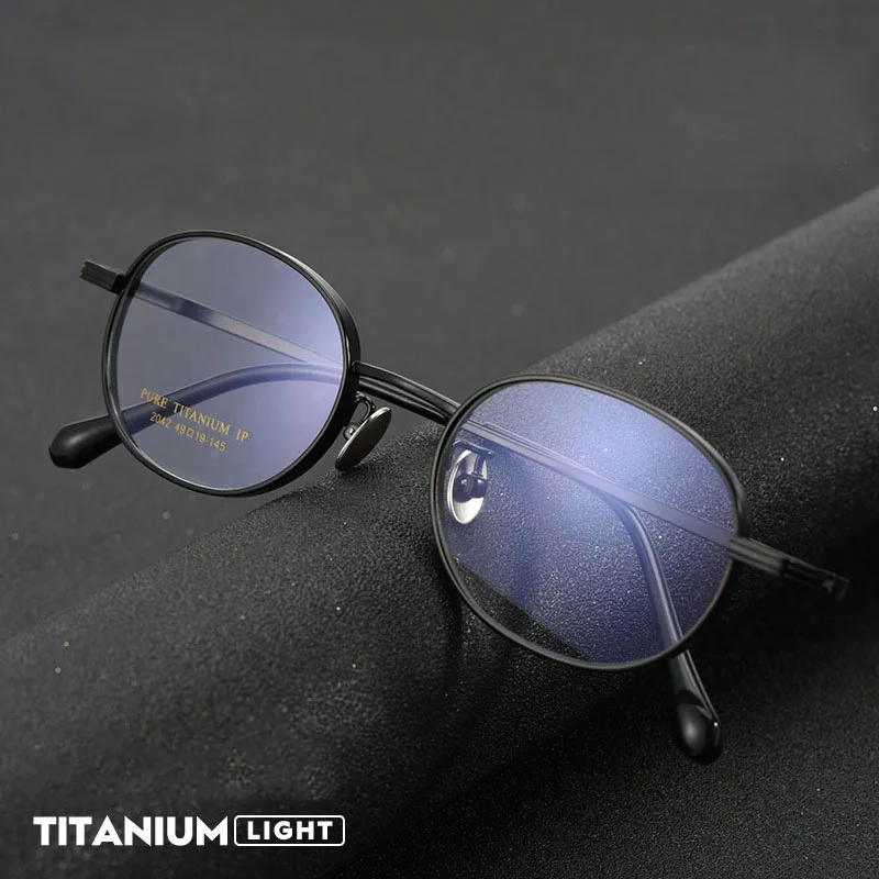 CHFEKUMEET Pure Titanium Eyeglasses Reading Optical Prescription Glasses Frame Men Ultra Light Eyewear Retro Glasses Women
CHFEKUMEET Pure Titanium Eyeglasses Reading Optical Prescription Glasses Frame Men Ultra Light Eyewear Retro Glasses Women