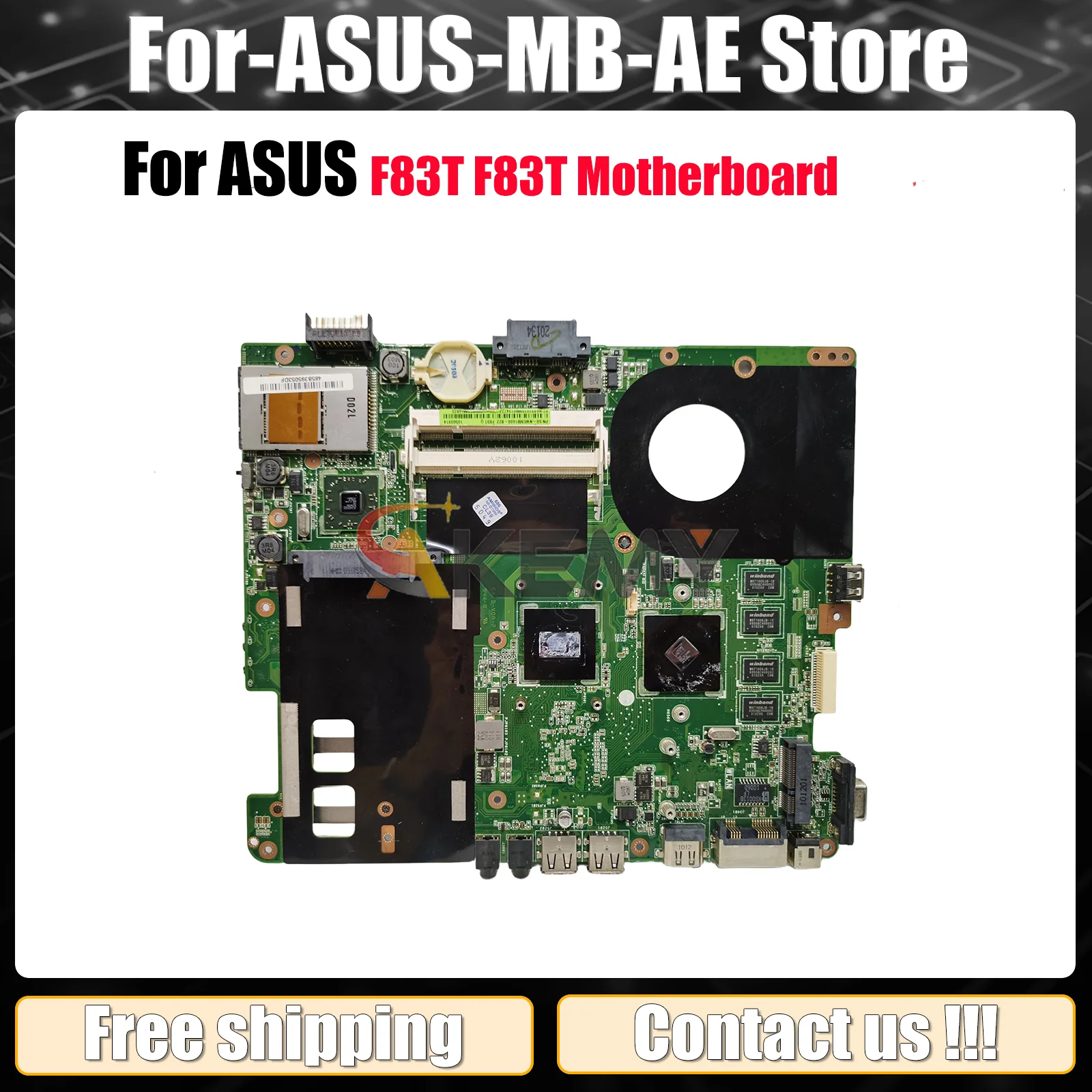 Материнская плата для ноутбука F83T для ASUS F83T F83T, материнская плата для ноутбука Цей товар в наличии, 100% тестирование, ОК, быстрая доставка, высокое качество
Материнская плата для ноутбука F83T для ASUS F83T F83T, материнская плата для ноутбука Цей товар в наличии, 100% тестирование, ОК, быстрая доставка, высокое качество