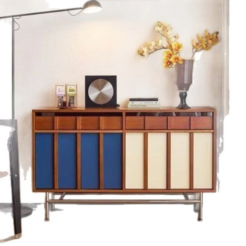 Retro integrated storage against the wall, antique locker, light luxury dining side cabinet, cabinet, coffee cabinet
Retro integrated storage against the wall, antique locker, light luxury dining side cabinet, cabinet, coffee cabinet