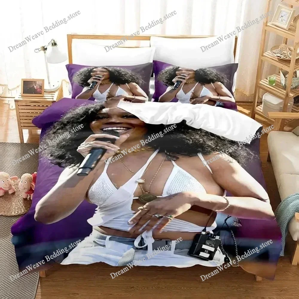 3D SZA Bedding Set Duvet Cover Bed Set Quilt Cover Pillowcase Comforter King Queen Size Boys Adult Bedding Set Luxury Gift
3D SZA Bedding Set Duvet Cover Bed Set Quilt Cover Pillowcase Comforter King Queen Size Boys Adult Bedding Set Luxury Gift