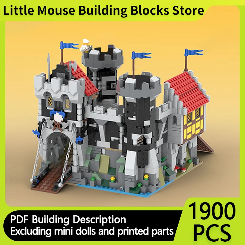 Medieval Castle Model MOC Building Bricks Rock Brick Castle And Inn Modular Technology Gifts Holiday Assemble Children Toys Suit
Medieval Castle Model MOC Building Bricks Rock Brick Castle And Inn Modular Technology Gifts Holiday Assemble Children Toys Suit