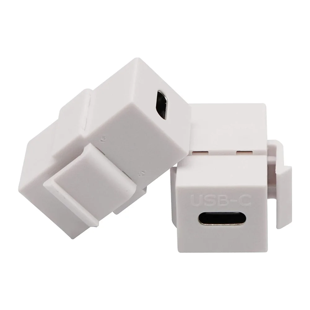 USB 3.1 Type C Socket Cable Port Support Charging Data Synchronization Keystone Insert for Wall Plate Outlet Panel
USB 3.1 Type C Socket Cable Port Support Charging Data Synchronization Keystone Insert for Wall Plate Outlet Panel