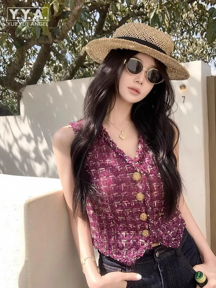New Ladies Sexy Halter Vest Summer V-Neck Single Breasted Slim Fit High Waist Sleeveless Women Office Waistcoat Fashion Jacket
New Ladies Sexy Halter Vest Summer V-Neck Single Breasted Slim Fit High Waist Sleeveless Women Office Waistcoat Fashion Jacket